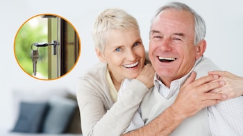 Una pareja de jubilados de