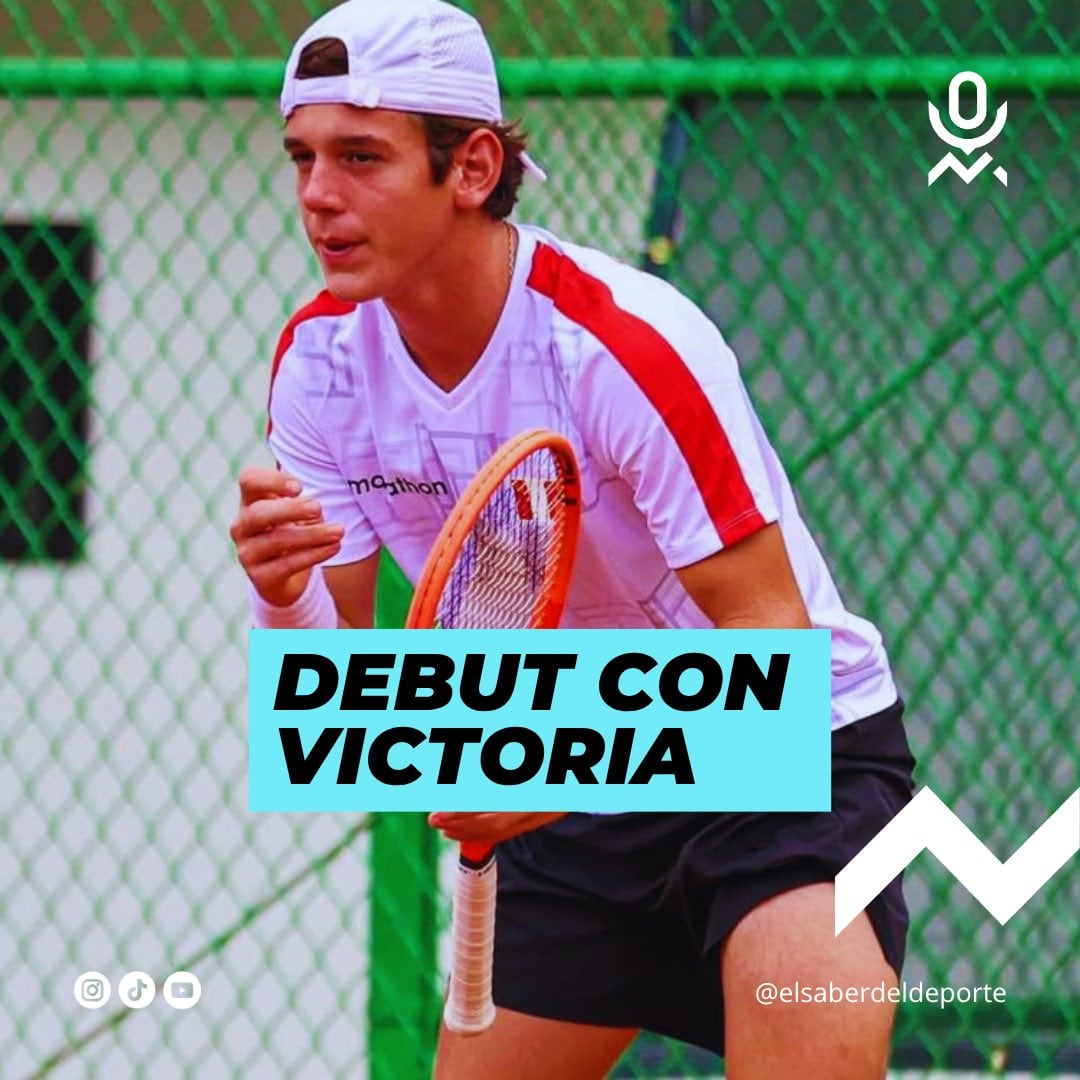 Alessandro Rubini avanzó a la fase final de la clasificación del US Open Junior 2026. Crédito: X Jorge Valencia.