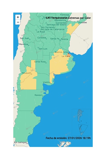 Las alertas por temperaturas extremas