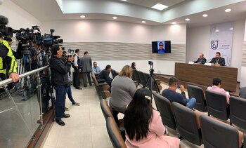 Conferencia de prensa esta mañana