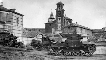 Los tanques llegan a Brunete