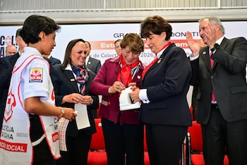 La gobernadora Delfina Gómez expresó