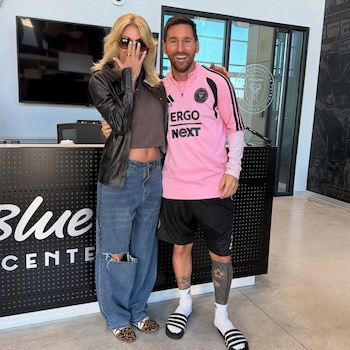 Lionel Messi eligió un look