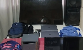 Los objetos recuperados incluyeron televisores,
