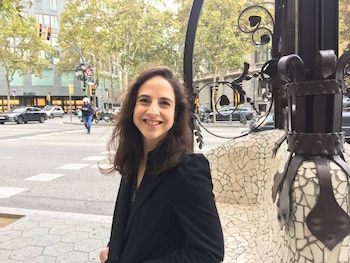 Cristina Morales, autora española, se ocupó del discurso durante el lanzamiento de la Feria. España es el país Invitado de Honor.
