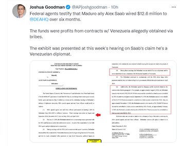 Joshua Goodman sobre proceso contra