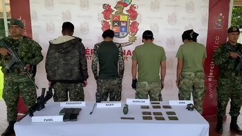 Cuatro disidentes de las Farc