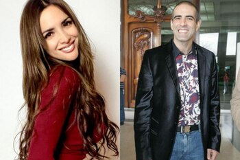 La modelo fue ampayada por