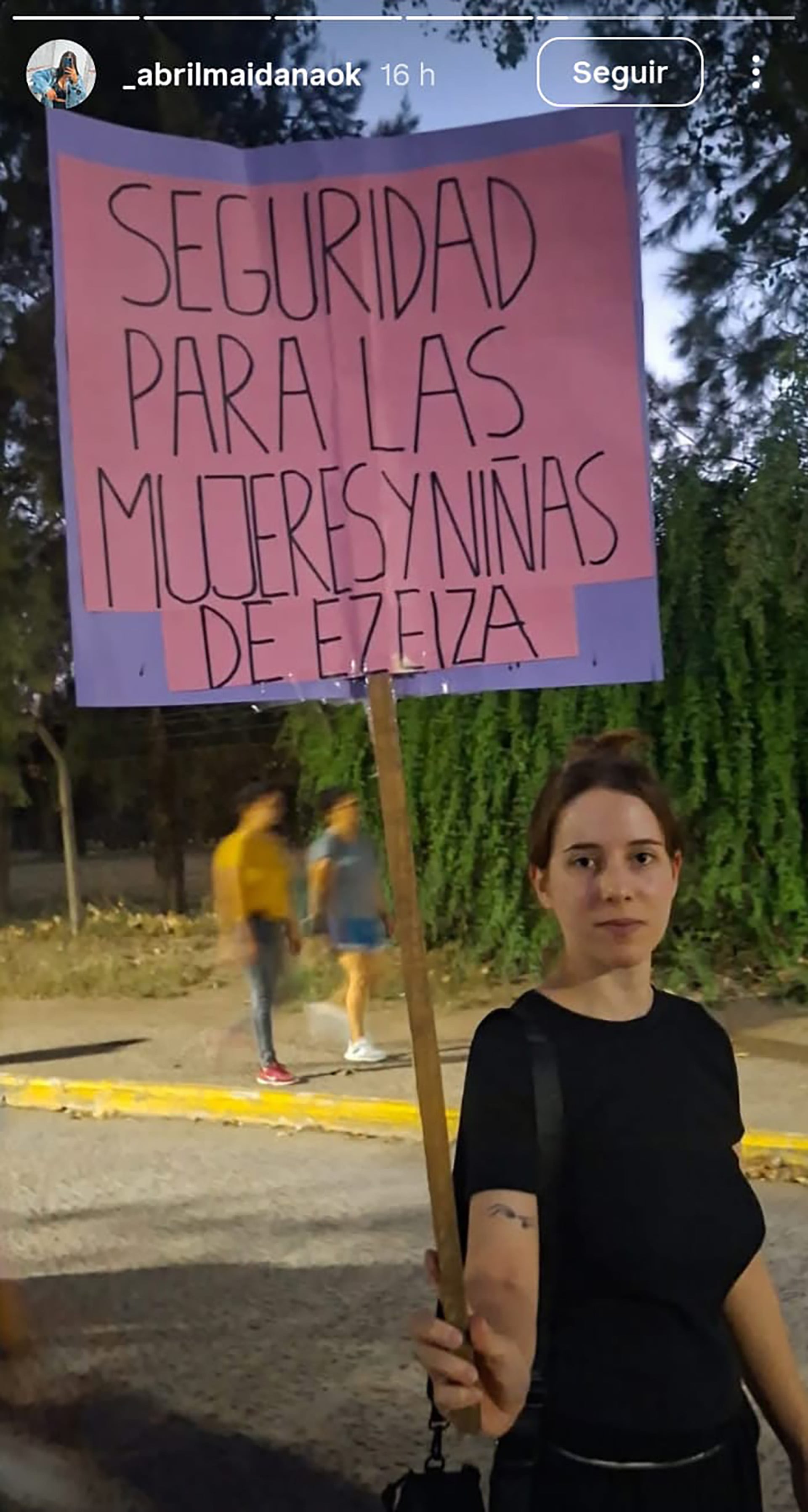 Los vecinos pidieron seguridad en Ezeiza, tras el homicidio.