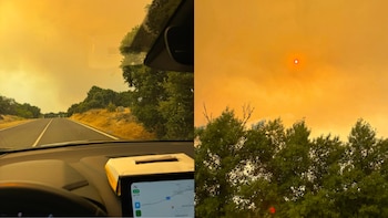 El humo de los incendios cubre Madrid. (Cedidas)