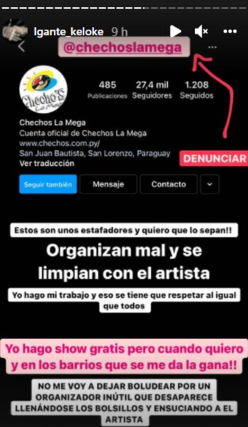 La respuesta de L-Gante a