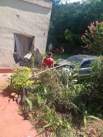 El rodado terminó dentro de