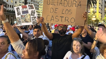 Cubanos se movilizaron en Uruguay