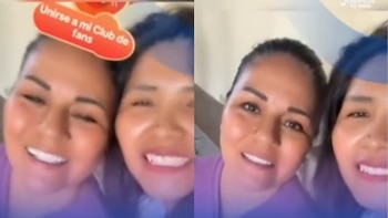 Dina Páucar celebra la relación