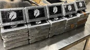 Cocaína decomisada en la frontera