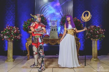 Heidi y Michel lucen radiantes