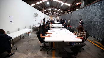 En los espacios habilitados se