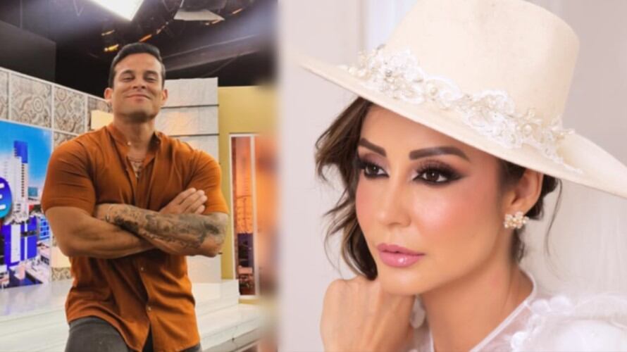 Christian Domínguez no descarta matrimonio real con Karla Tarazona. (Captura: Magaly TV La Firme)