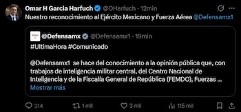 El secretario de Seguridad y