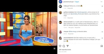 Melissa Paredes recibe el apoyo