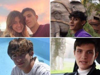 Desde arriba a la izquierda