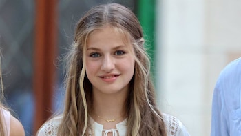 La Princesa Leonor, durante su