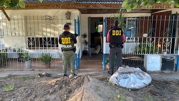 Uno de los domicilios allanados