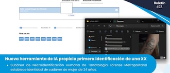 Este caso é a primeira identificação forense resolvida pelo INACIF com o sistema IdentIA na Guatemala. (Cortesia: Instituto Nacional de Ciências Forenses da Guatemala)