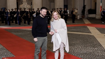 Zelenski agradece a Meloni el