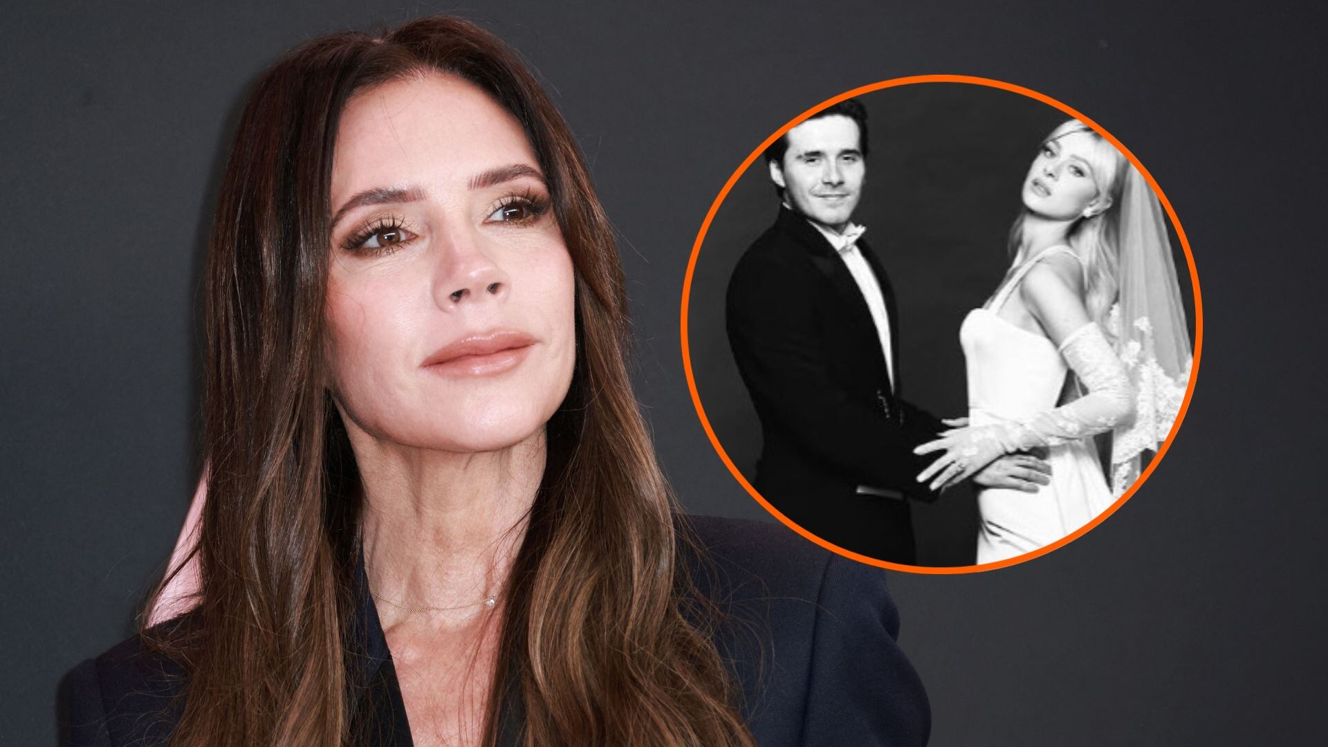 Victoria Beckham  tuvo una conducta inapropiada en la boda de Brooklyn Beckham y Nicola Peltz. (Créditos: Reuters. Instagram/Nicola Peltz)