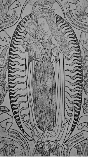 La Virgen en la Gloria (Foto: captura de pantalla)