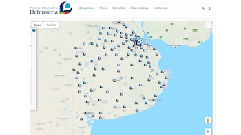 El nuevo mapa temático difunde