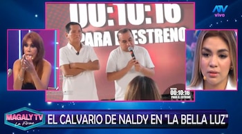 "Váyanse bien de la casa donde comen": Naldy Saldaña recuerda el momento que la hizo llorar tras denunciar presunto acoso. Captura: Magaly TV La Firme.