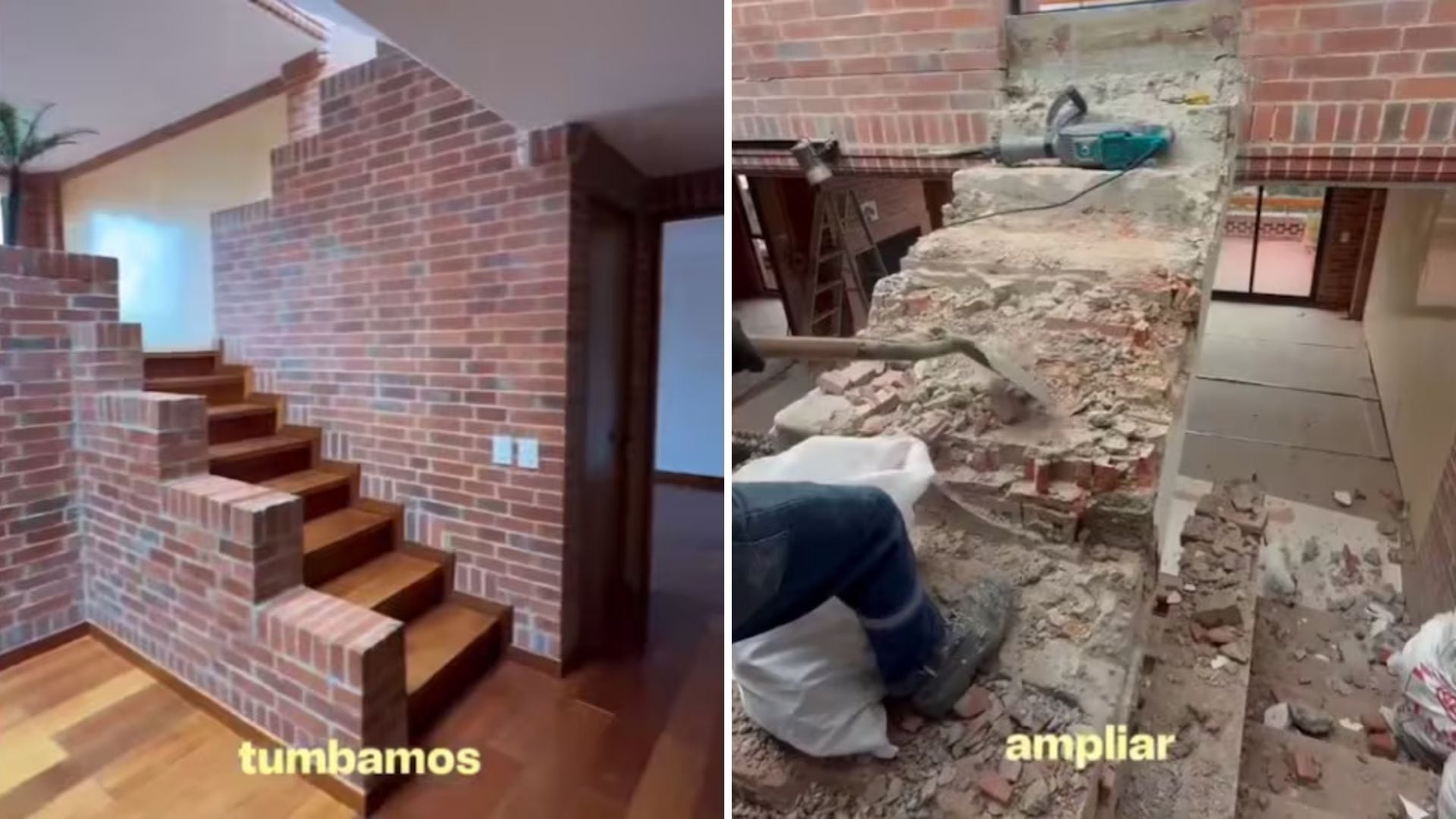 El propietario del apartamento en Altos de Santana se expone a multas de entre 200 y 500 salarios mínimos mensuales por la intervención sin autorización - crédito Captura de Video Instagram