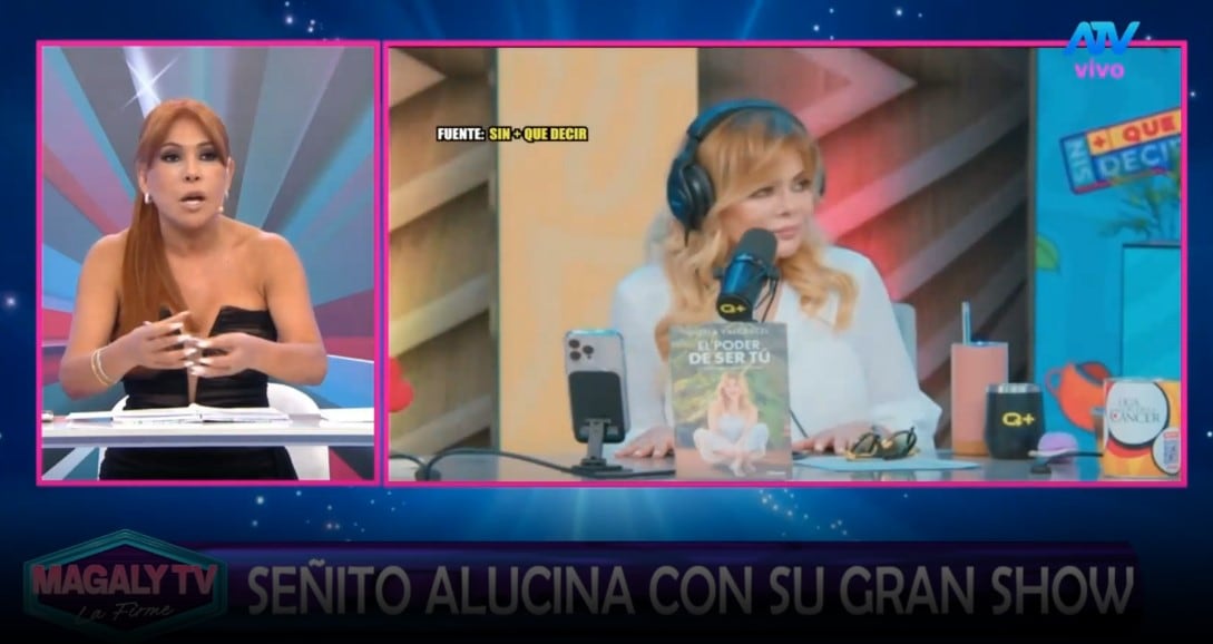 Magaly Medina marca distancia ante posible regreso de Gisela a ATV: “La otra no me vengas”. Captura: Magaly TV La Firme.