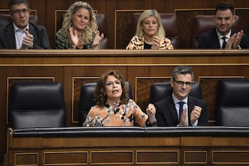 La vicepresidenta primera y ministra