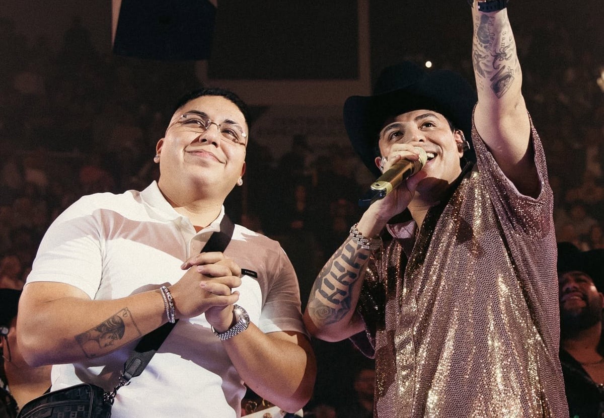 Ese Pérez y su amistad con Eduin Caz de Grupo Firme (Redes Sociales)