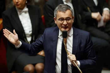 El ministro de Interior francés,