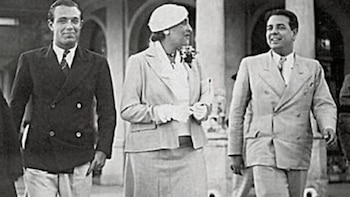 Adolfo Bioy Casares, Ocampo y Borges en el pueblo Pardo