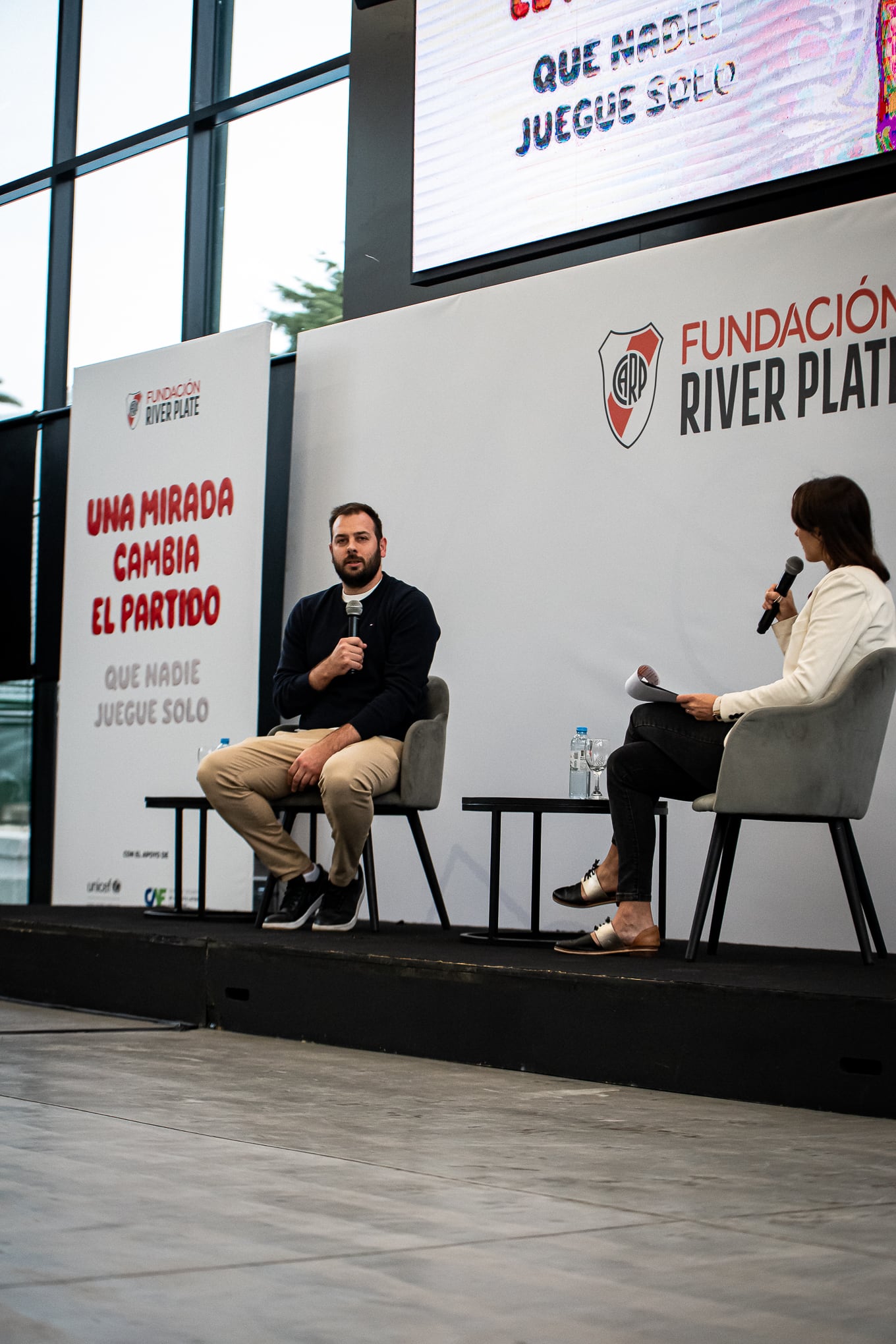 Luciano De Cecco habló sobre su experiencia personal y cómo trabajó en su salud mental (Prensa Fundación River)