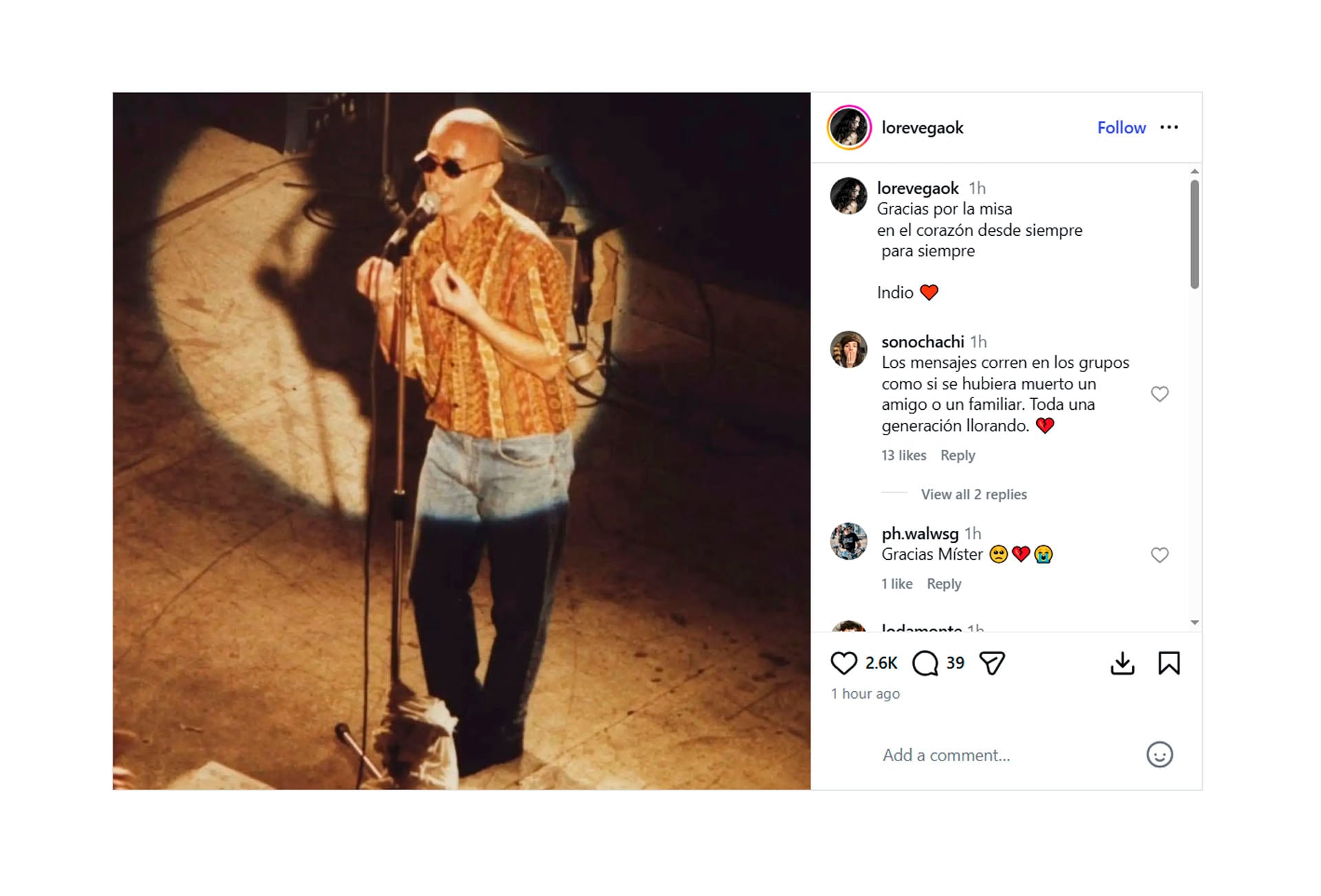 La actriz de Envidiosa, Lorena Vega se sumó a la despedida