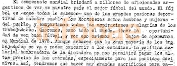 La tregua –tras un supuesto