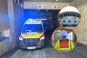 Un obrero muere tras caer desde 30 metros en el Movistar Arena de Madrid.