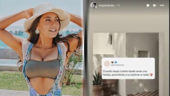 Olenka Mejía se pronuncia tras