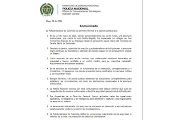 Comunicado de la Policía Nacional