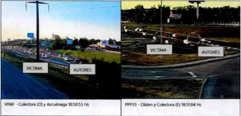 El momento del robo a