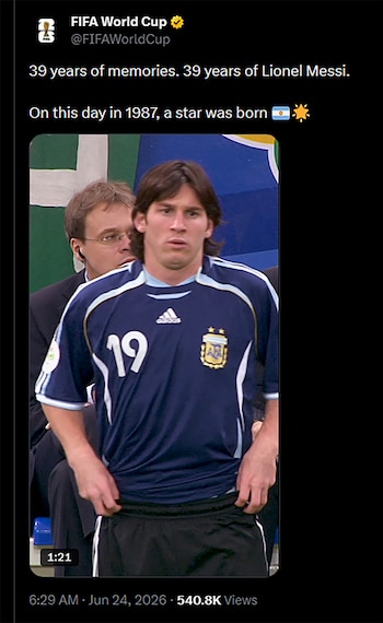 MESSI CUMPLEAÑOS