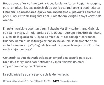 El expresidente usó partes de