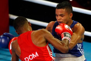 Fotografía de archivo del boxeador