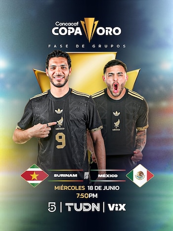 Surinam vs México, partido 2